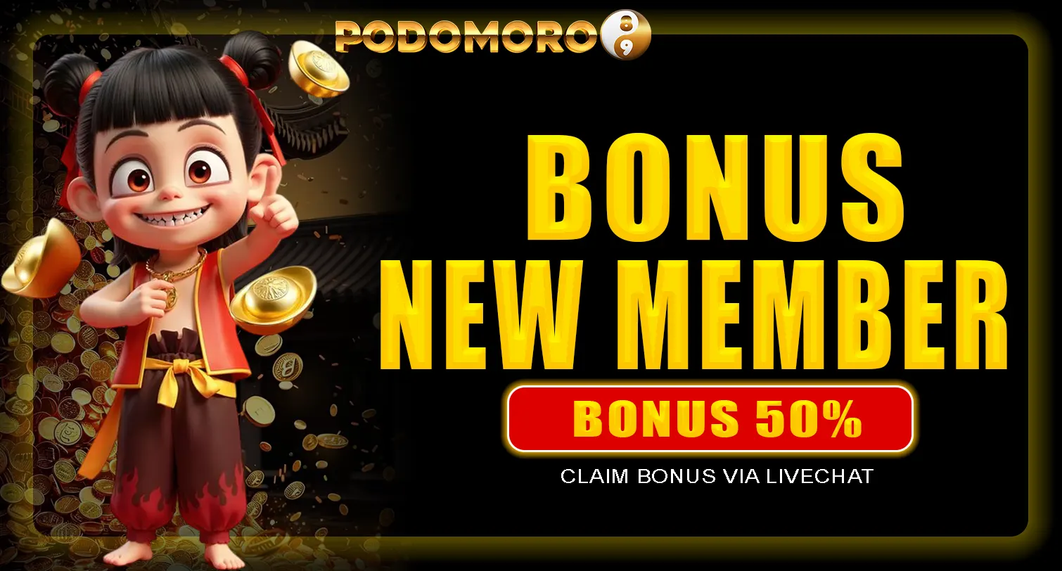 BONUS NEW MEMBER 50%