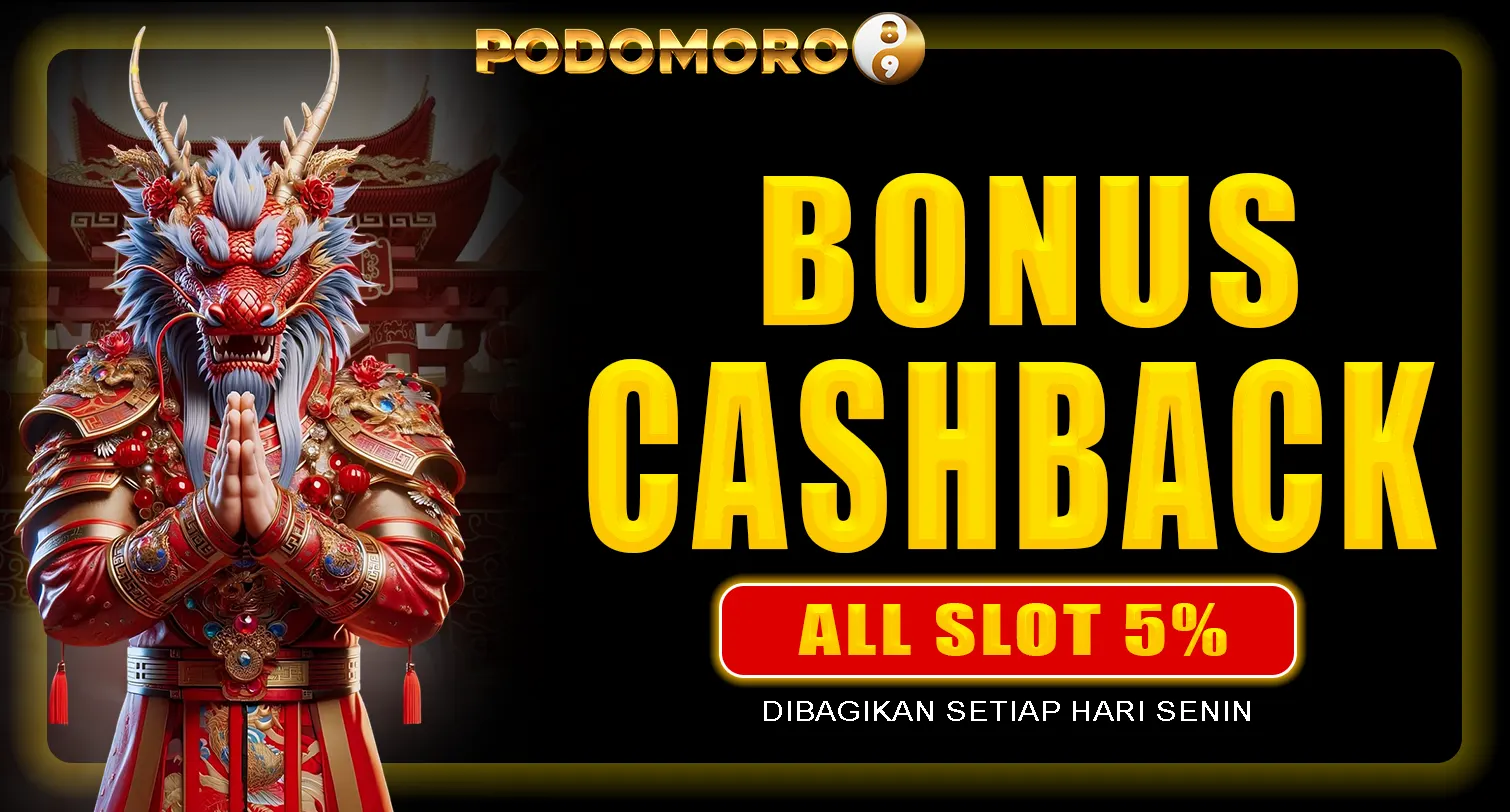 BONUS CASHBACK SLOT 5%